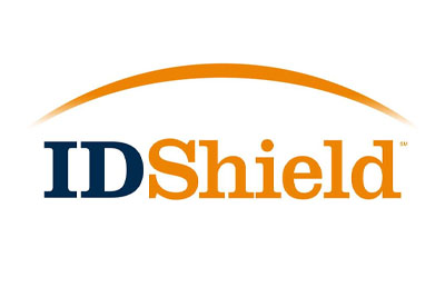 ID Shield logo, a credit monitoring and identity protection service by Preferred Credit Union